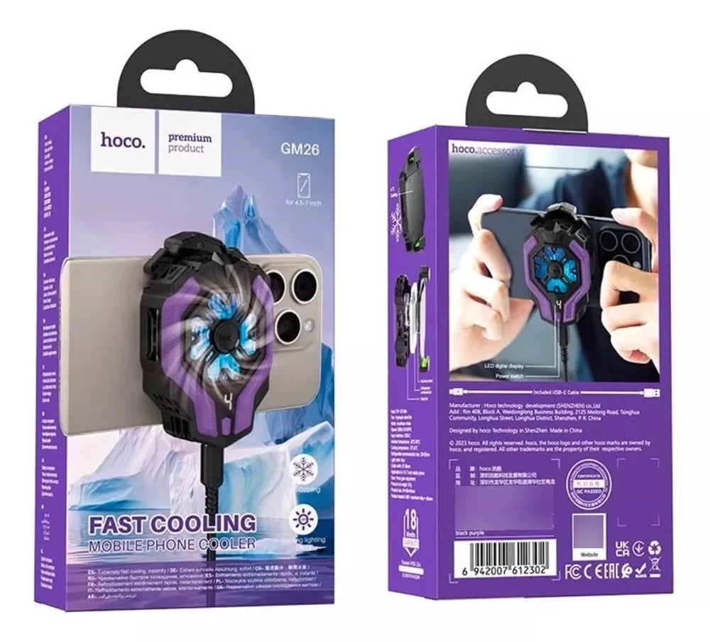 Enfriador Rgb Para Celular Hoco Gm26