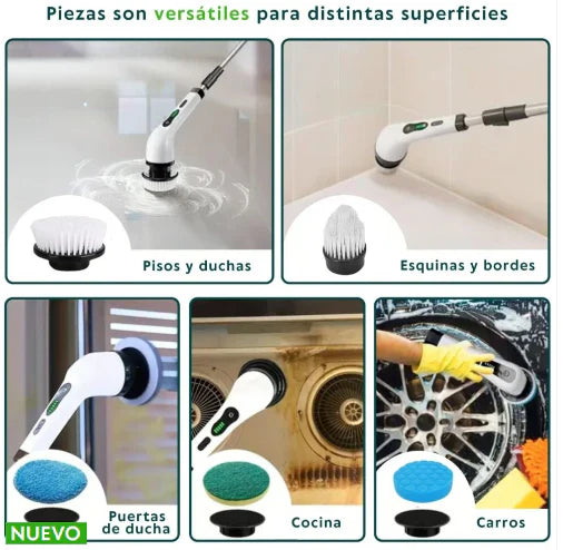 Cepillo Multifuncional 9 en 1 - Limpieza