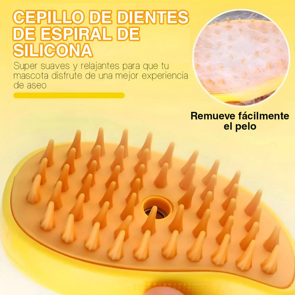 Cepillo de vapor para mascotas