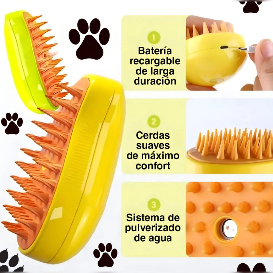 Cepillo de vapor para mascotas