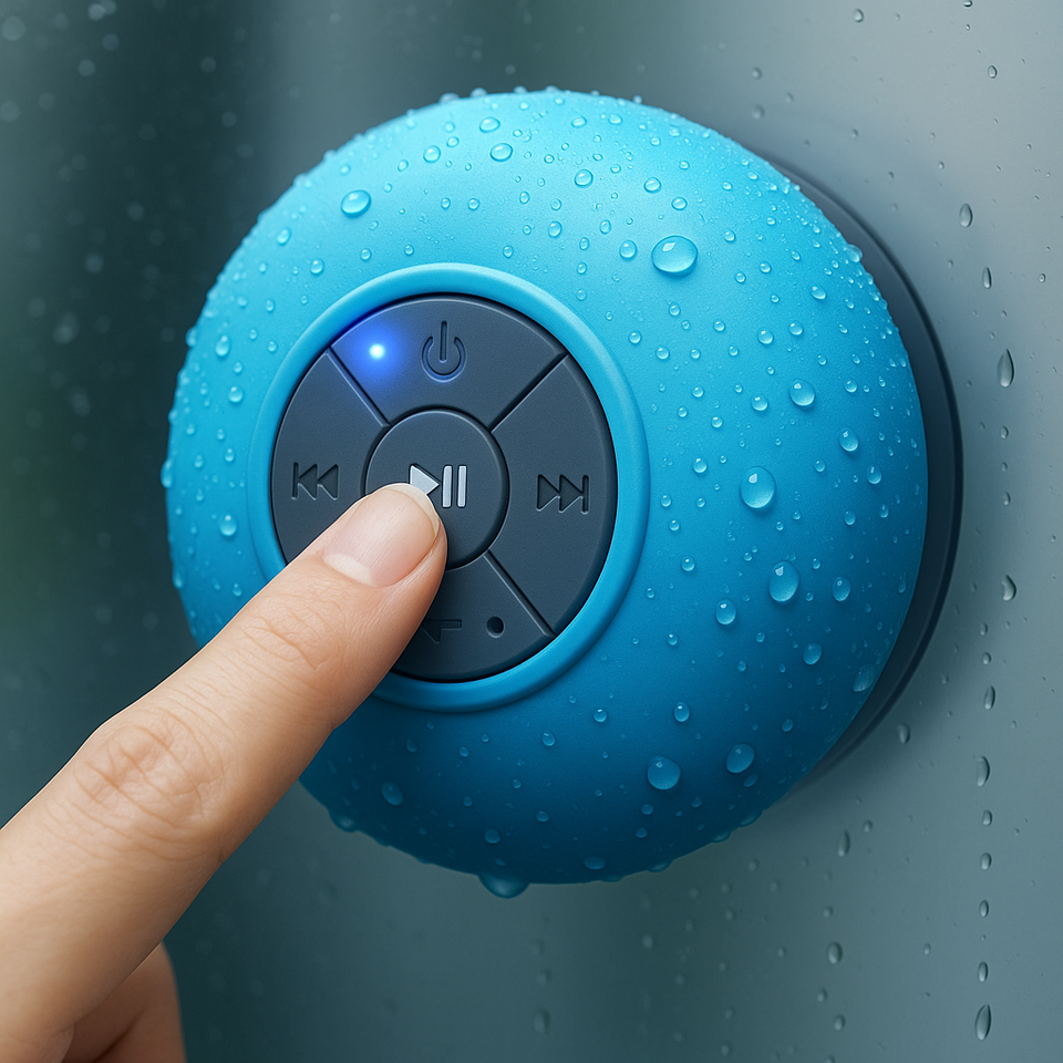 Parlante portátil con Bluetooth Para Ducha