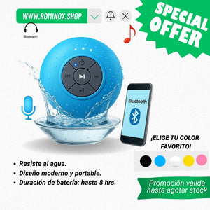 Parlante portátil con Bluetooth Para Ducha